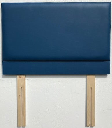 3ft Headboard - Ocean Blue Leatherette