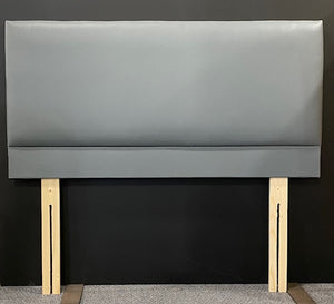 4ft Headboard - Grey Leatherette