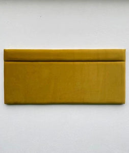 5ft x 27" Headboard - Antique Gold Velvet