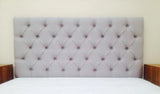 5ft Headboard - Fabric: Florence Grey