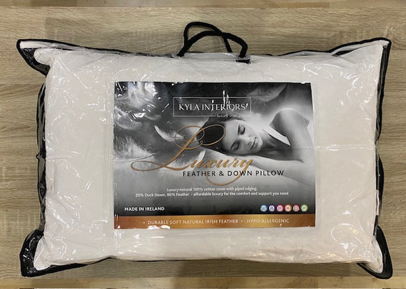 Luxury Feather & Down Pillow - Pair